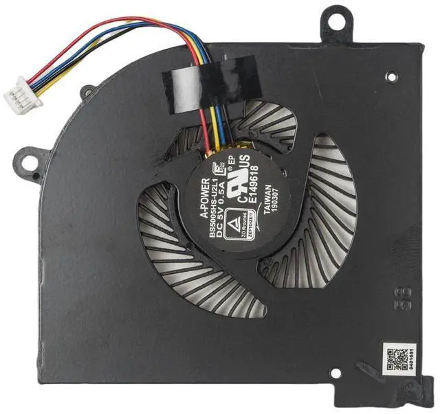 Main image of CPU cooling fans for laptops in the GS65, GS65VR, WS65, P65, MS-16Q1, MS-16Q2, and MS-16Q3 series.