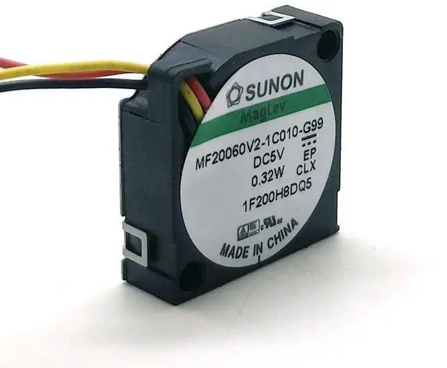 Main image of Two MF20060V2-1C010-G99 DC 5V 0.32W 2cm (20x20x6mm) mini DC blowers for Sunon.