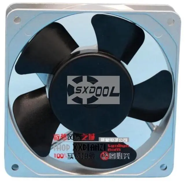 Main image of CU52B3 120mm 200-240V AC Industrial Cooling Fan, Power 13W, Speed 2500-3200RPM, Airflow 3.88-4.55m³/min, Noise 35-44dB-A