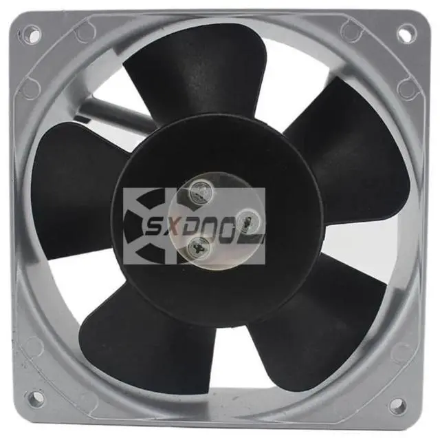 Main image of 120mm 12038 AC 200V Cooling Fan, MU1238A-41B, 13/14W, Industrial Metal Frame, 120x120x38mm, Suitable for Chassis and Racks