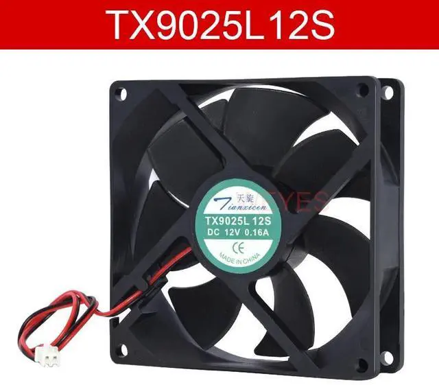 Main image of TX9025L12S 2-pin DC12V 0.16A 9CM Cooling Fan (9CM)