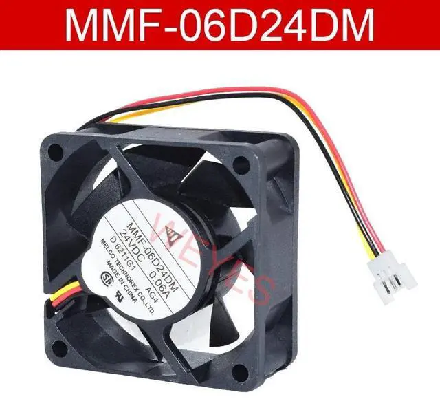 Main image of MMF-06D24DM DC24V 0.06A 60*60*25mm 3-pin Inverter Fan