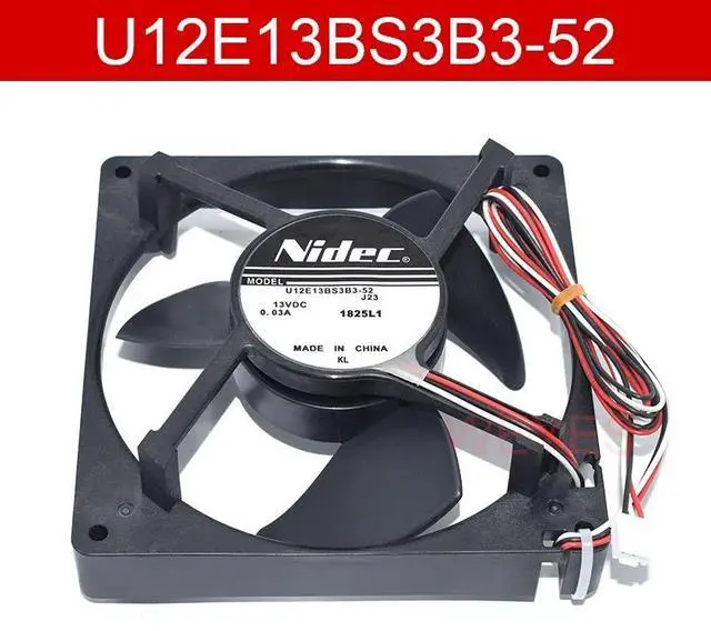 Main image of Suitable for U12E13BS3B3-52 J23 DC 13V 0.03A 13CM ball bearing waterproof static cooling fan for refrigerators.