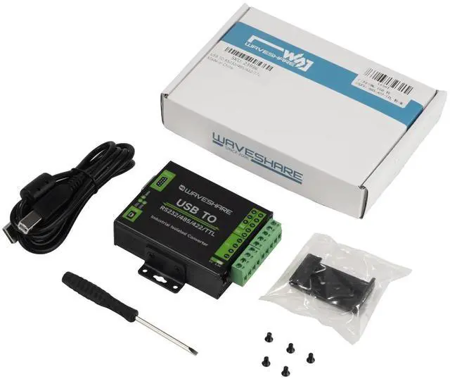 Main image of RS422 RS455 FT232RNL USB to RS232/485/422/TTL serial port module with industrial-grade digital isolation.