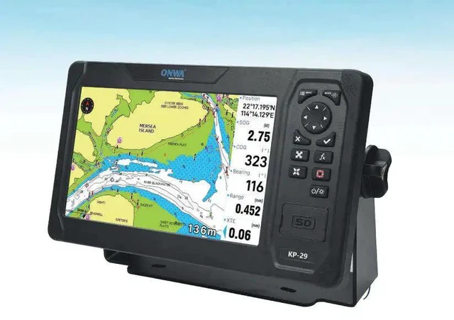 Main image of KP-29 9-inch Marine GPS Navigator, Chart Analyzer, Navigation Supplies (KP-29A: with Class B AIS transponder) (KP-29X without sensor)