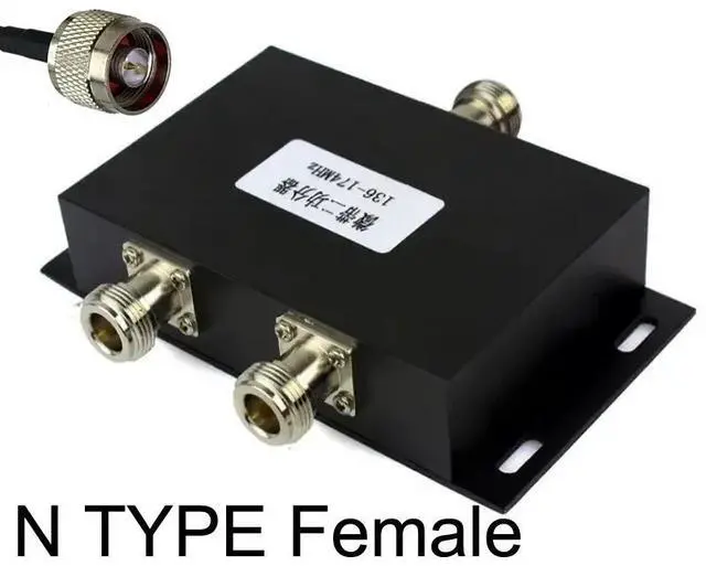 Main image of MA-Splitter VHF Power Divider, Two-Way VHF Antenna Power Divider, 136-174MHz Power Divider, Suitable for Radio Repeater Power Distribution. (N-type Female)