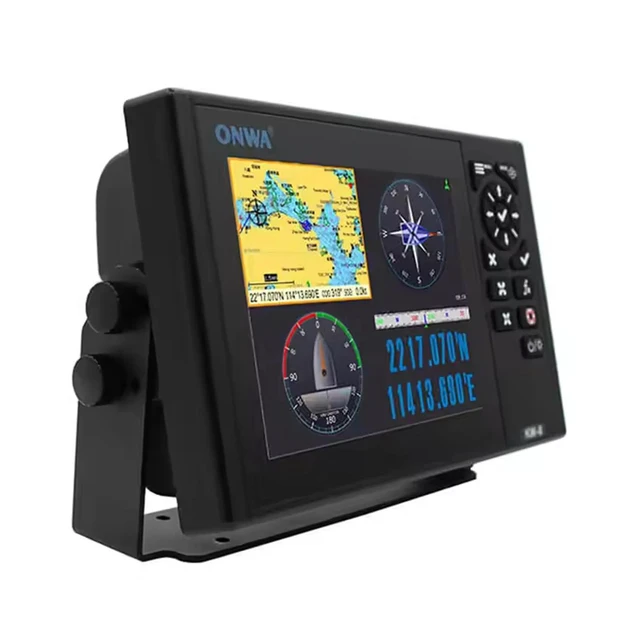 Main image of KM-8 8-inch marine GPS chart reader with multi-function display, supporting nmea2000 and nmea0183
