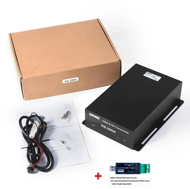 Main image of KS-200A AIS Black Box, AIS Transponder, Marine 5W Support (nmea0183)