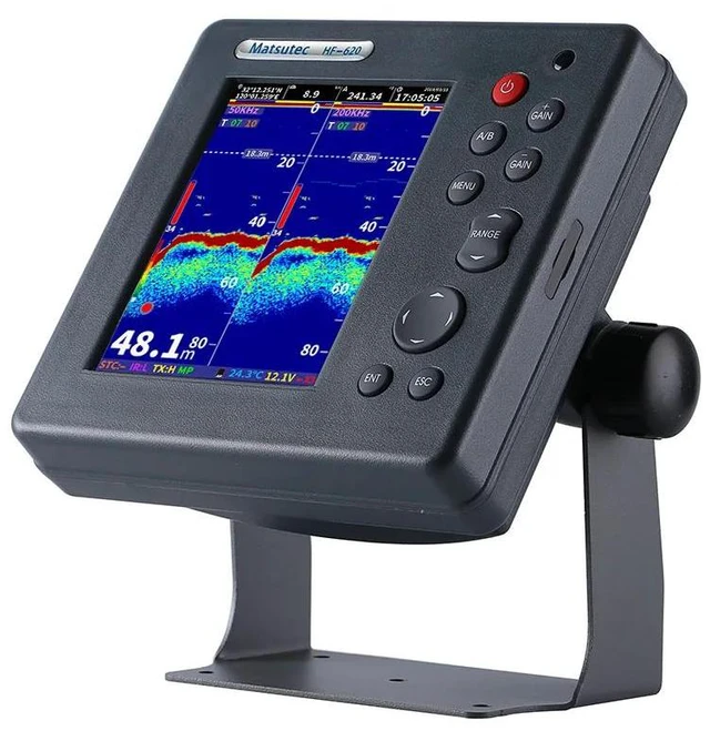 Main image of 6-inch HF-620 Marine Color Echo Sounder, Dual-Frequency Fish Finder, Ultrasonic Echo Sounder, Certified Marine Use (without sensor)