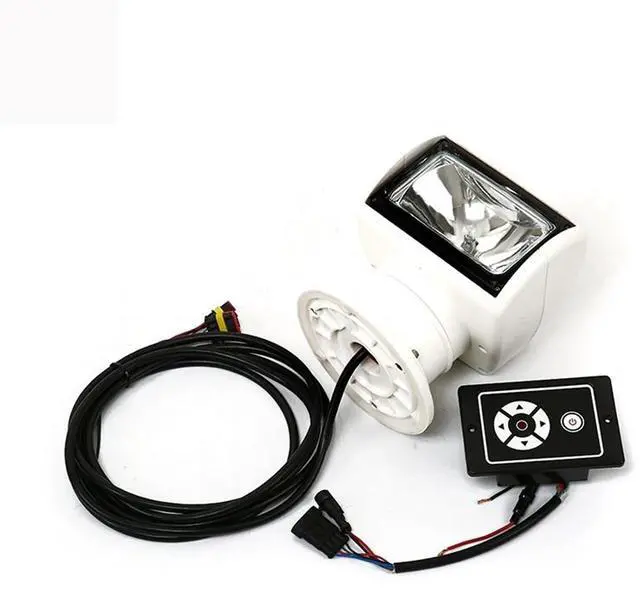 Main image of TG25A Marine Searchlight, Outdoor Halogen Bulb, with Remote Control