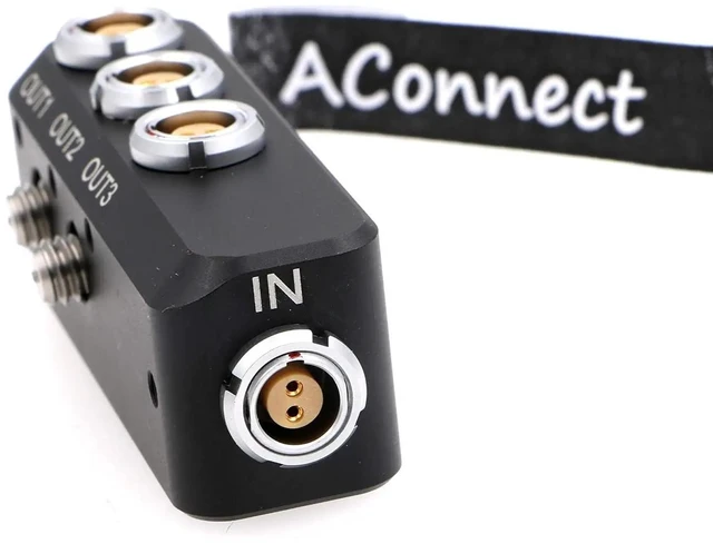 Main image of 2-pin input/output OB 302 mini splitter cable 1 to 3 OB 2-pin female power distribution box