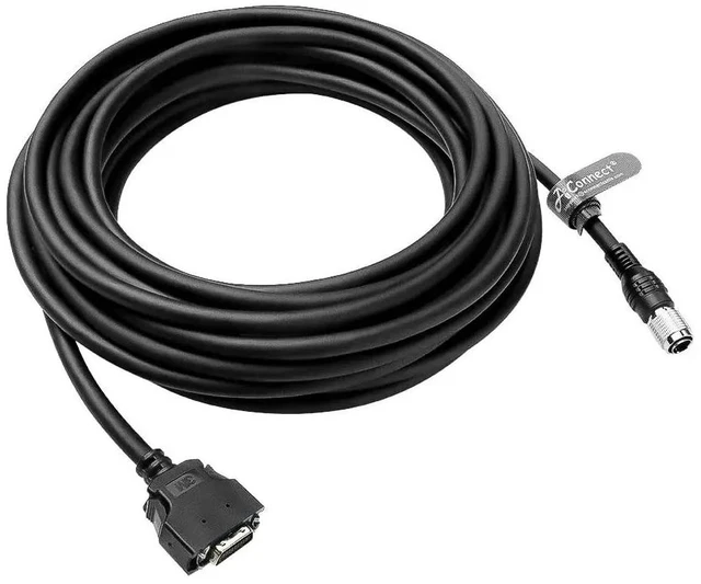Main image of 3-meter (9.84-foot) CB-B3 20-pin male to SCSI 20-pin connector cable for LJ-X8000 and LJ-V7000 industrial-grade data cables.