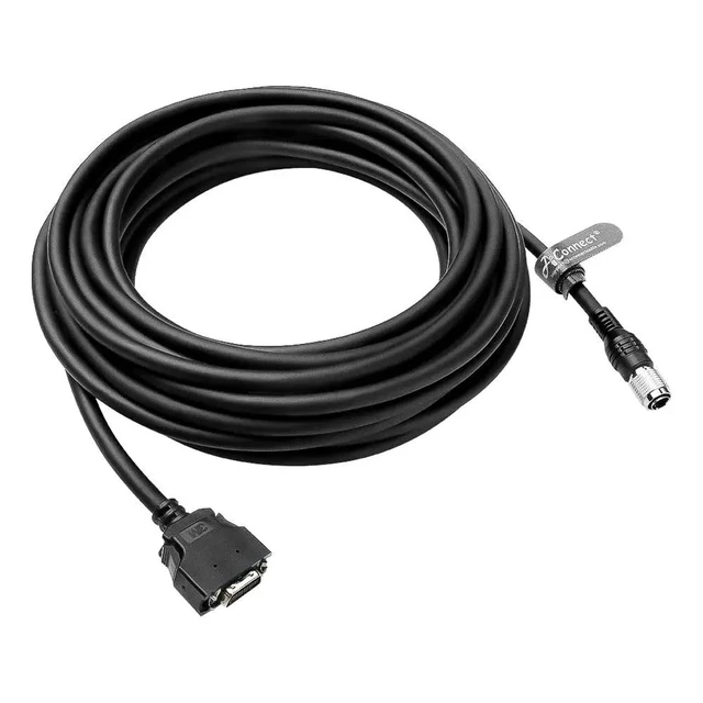 Alt view image 2 of 2 - 3-meter (9.84-foot) CB-B3 20-pin male to SCSI 20-pin connector cable for LJ-X8000 and LJ-V7000 industrial-grade data cables.