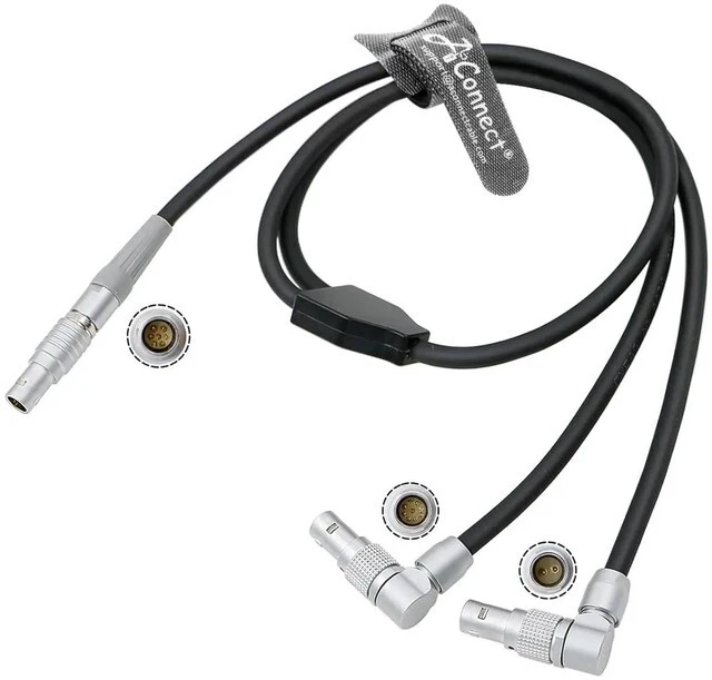 Main image of 7-pin to 9-pin/2-pin rotary power cable (run-stop cable) for RIA-1 Mini RF cPRO motor to V-Raptor