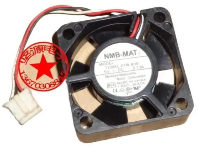 Alt view image 2 of 2 - 4cm 40*40*20mm Cooling Fan 4020 12V 0.10A 40mm EFB0412HHD