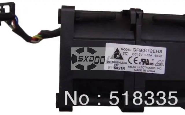Alt view image 2 of 2 - B80E12BGA7-57J35 8038 12v 0.9a Cooling Fan 80*80*38MM