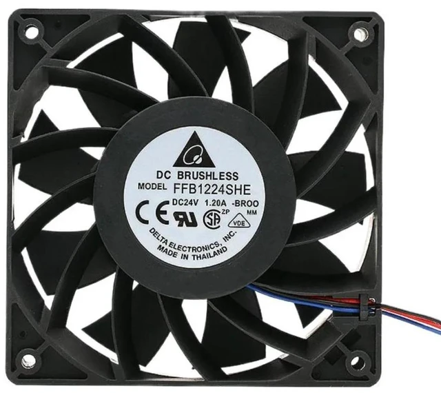 Alt view image 2 of 2 - 8cm 8038 24V 0.56A Laptop Fan 9G0824G101