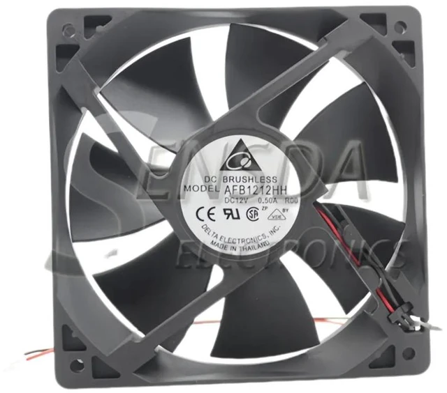 Alt view image 2 of 2 - Three-wire 0.22A cooling fan FBA06A12H
