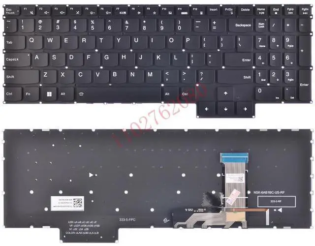 Main image of LOQ 15ARP9 15AHP9 15IAX9 15IAX9 15IRX9 15IAX9I Laptop Keyboard (Black with Backlight, US Layout) (Black with Backlight)