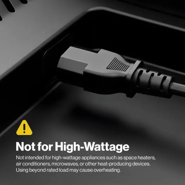 Alt view image 7 of 7 - 3 Prong AC Power Cord 10ft Long Standard | 125V-250V | for Computer, Monitor, TV, Printer, Power Supply PSU Electric Cable Replacement Power Cord