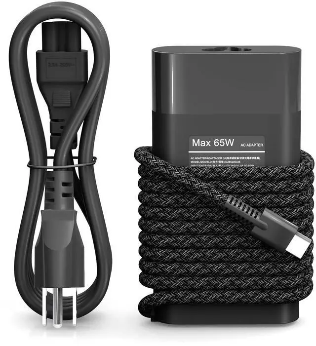 Main image of New Slim 65W USB C Laptop Charger Compatible with HP Spectre x360,Elitebook x360,Pavilion,Chromebook,Envy,ProBook,Omnibook,Elite x2 Travel Type C Power Adapter
