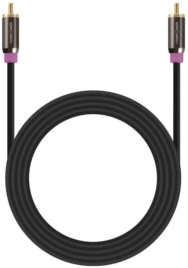 Alt view image 4 of 6 - Subwoofer Cable (15 FT) RCA to RCA Audio Stereo Cable, Male to Male - Dual Shielded Cord | 24K Gold Plated Connector | Corrosion Resistant | Clean Sounding Signal