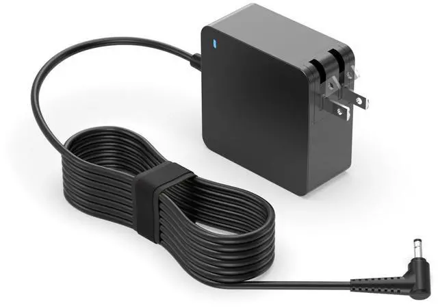 Main image of Charger Fit for Lenovo Laptop, Ideapad 1 3 5, Slim 3 5 7, S340 S145 330 320 310, Flex 5 4 14 15, V14 V15 V17, Upgraded Version, Foldable Plug, Lengthened Power Cable, Charging Light, 65W 45W