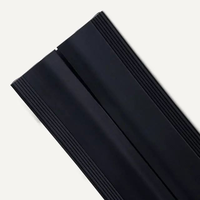 Alt view image 4 of 5 - Floor Cord Cover, 6ft Length, 2.6" Diameter, Cable Protector, Black