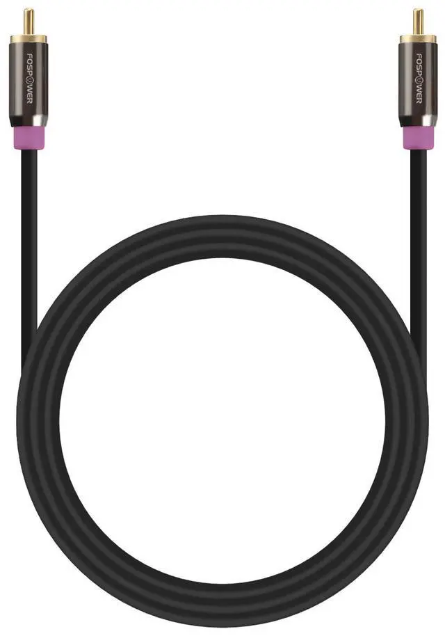 Alt view image 4 of 5 - Subwoofer Cable (6 FT) RCA to RCA Audio Stereo Cable, Male to Male - Dual Shielded Cord | 24K Gold Plated Connector | Corrosion Resistant | Clean Sounding Signal
