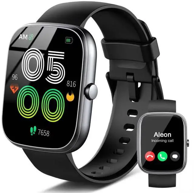 Main image of Smart Watch for Men Women (Answer/Make Calls), 1.91"HD Smartwatch Heart Rate/Sleep Monitor/Pedometer/Calories, 2026 New Fitness Watch with 113+ Sport Modes, IP68 Waterproof for Android iOS Black