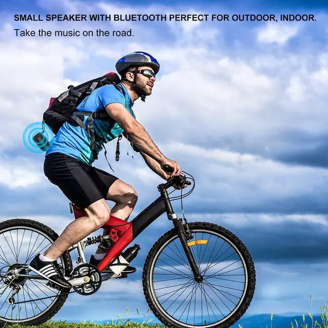 Alt view image 6 of 7 - Bluetooth Speaker, Portable Bluetooth Speakers with Wireless Stereo Pairing, Built in Mic, 360° HD Sound,IP65 Waterproof Speaker,Support TF Card, for Home/Party/Outdoor/Beach,Gift For Men/Women