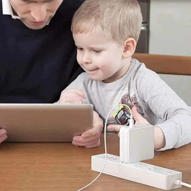 Alt view image 7 of 7 - Mac Book Pro Charger - 118W USB C Charger Fast Charger Compatible with MacBook Pro/Air, M1 M2 M3 M4 M5, iPad Pro, Samsung Galaxy, and More USB-C Devices(6.6 ft Cable Included)