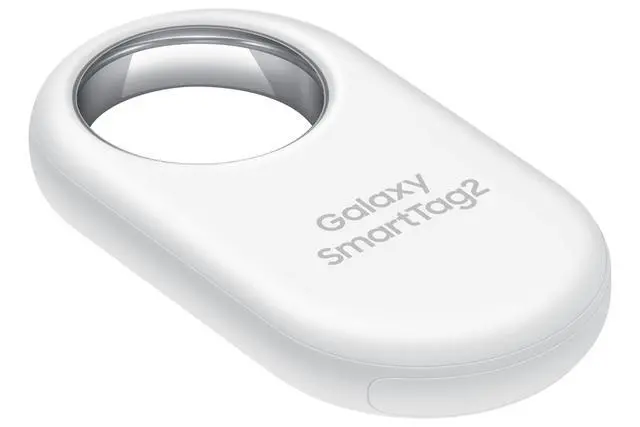 Alt view image 2 of 2 - SmartTag2 (2023) Bluetooth + UWB, IP67 Water and Dust Resistant, Findable via App, 1.5 Year Battery Life - White