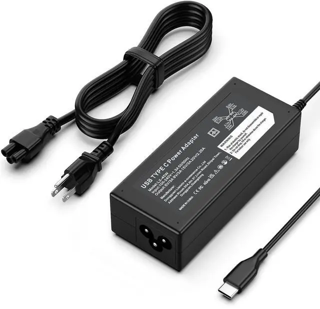 Main image of 45W USB C Laptop Charger Compatible with HP Chromebook X360 14 14-ca051wm 14-ca091wm 14-ca0061dx 14a-nf0099nr 14a-na0226nr and More Chromebook Charger Type C Fast Charging Power Adapter