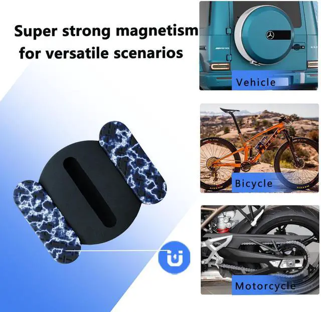 Alt view image 5 of 7 - Super Magnetic! 360 Days of Battery Life! Apple Find My Subscription-Free GPS Car Locator - Waterproof and Drop-Proof, Stealth Tracking, 1 Year Only Replacement Not Repair