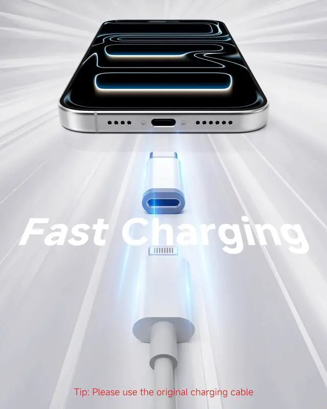 Alt view image 3 of 7 - 2 Pack Lightning to USB C Adapter for iPhone 17 Air 16 16e 15 Pro Max Plus, iPad, Galaxy - NOT for Headphones/Microphone/OTG/iPencil, USB Type C to Lightning Adapter ONLY for Charging/Data Sync
