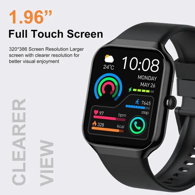 Alt view image 2 of 7 - Smart Watch for Men Women with Heart Rate/Sleep Monitor/Pedometer/Calories, 113+ Sports Fitness Watch Tracker