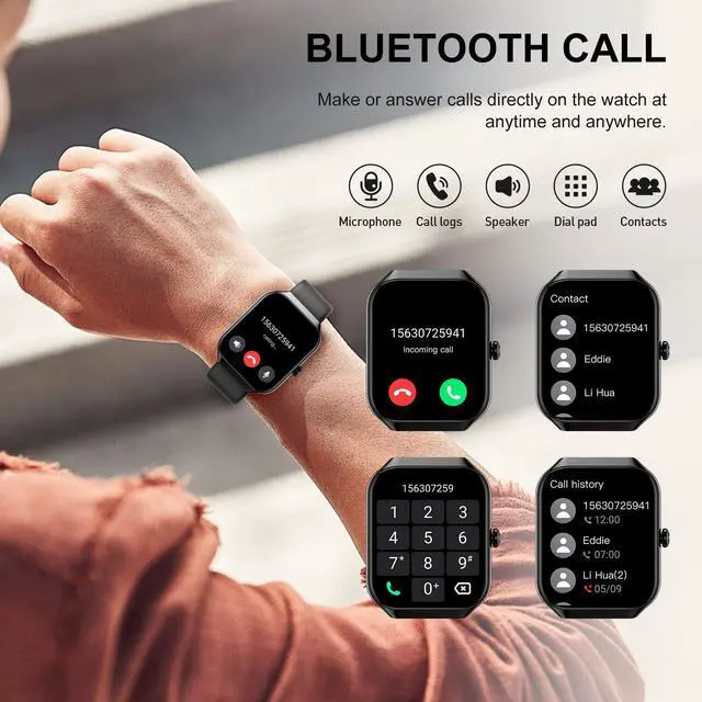 Alt view image 3 of 7 - Smart Watch for Men Women with Heart Rate/Sleep Monitor/Pedometer/Calories, 113+ Sports Fitness Watch Tracker