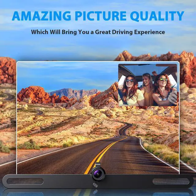 Alt view image 3 of 6 - HD Backup Camera Rear View License Plate Reverse Camera Universal for Pickup Truck Car SUV 149° Perfect Angle Night Vision IP69K Level Waterproof A1XT02