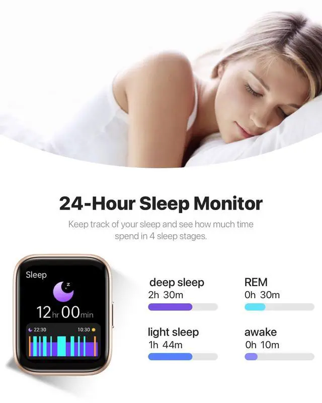 Alt view image 3 of 7 - Smart Watch for Men Women - Answer/Make Calls/Quick Reply/AI Voice Assistant, 1.83" for Android iPhone Samsung Compatible IP68 Smartwatch Fitness Tracker Blood (Rose Gold+Wine Red, 1.9")