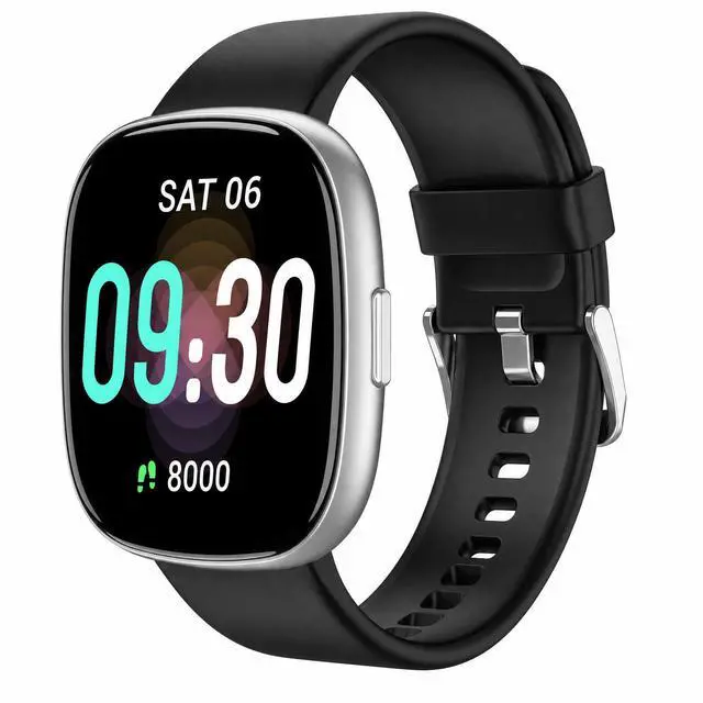 Main image of Smart Watch, Fitness Tracker with Heart Rate Monitor, Blood Oxygen, Sleep Tracker, 41mm Touchscreen Smartwatch for Android iOS Waterproof Pedometer Watches Step Calories Tracker for Women Men