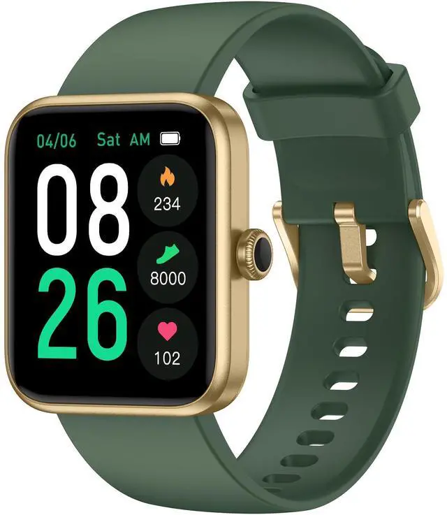 Main image of Smart Watch, Fitness Tracker with Heart Rate Monitor, Blood Oxygen, Sleep Tracker, 41mm Touchscreen Smartwatch for Android iOS Waterproof Pedometer Watches Step Calories Tracker for Women Men