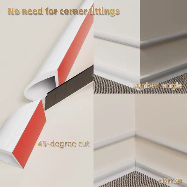 Alt view image 5 of 7 - 78" Side Open One Cord Hider (<1/4") for Wall Mounted Tv,Silicone Flexible Cable Cover to Hide Conceal Cords Along Wall,Wire Raceway Management Cable Concealer Channel,Electric Cord Organizer,White