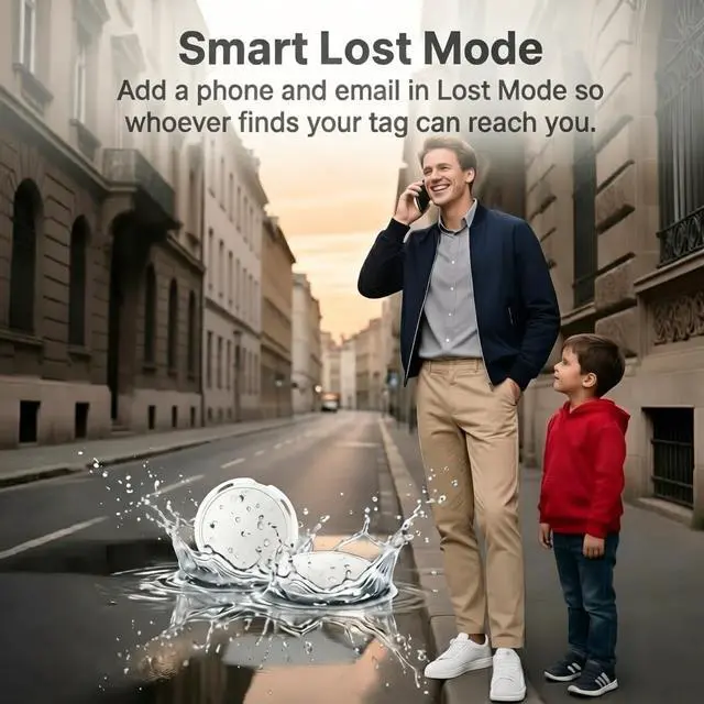 Alt view image 6 of 7 - 2 Pack GPS Tracker for Vehicles Works with Apple Find My(iOS Only) Mini Real-Time Hidden Car Locator Air Tracker Tag Undetectable Tracking Device for Car Global Coverage No Monthly Fee or SIM Required