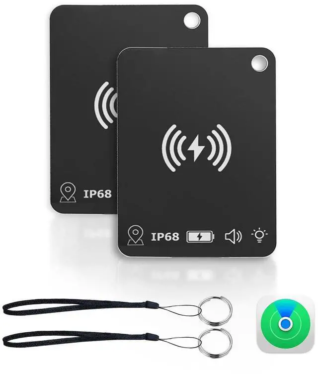 Main image of Air Tracker Tag (iOS Only) Wallet Tracker Works with Apple Find My, Rechargeable Smart Tag Key Finder Locator with Sound, Item Finders for Key, Wallet, Luggage, Backpack, Suitcases, Passport