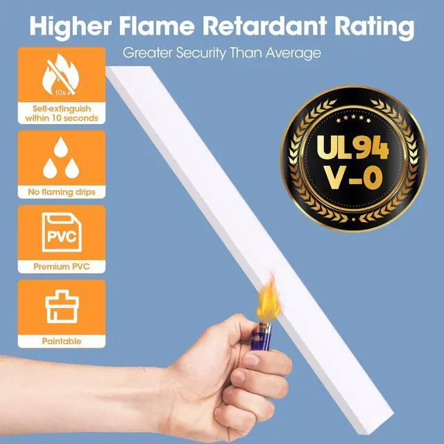 Alt view image 7 of 7 - 116in Cord Hider Kit, Cord Covers for Wires on Wall, Cord Hider for Wall Mount tv, Paintable Cable Raceway, tv Cable Hider Wall kit, Wire Covers for Cords, W0.59in X H0.4in, White