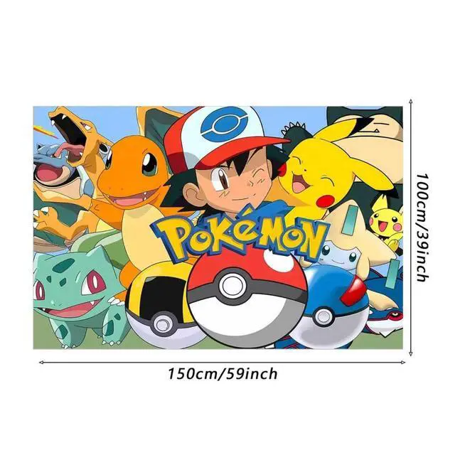 Alt view image 2 of 5 - Anime Birthday Party Decorations,Happy Birthday Banner Backdrop for Birthday Party Supplies