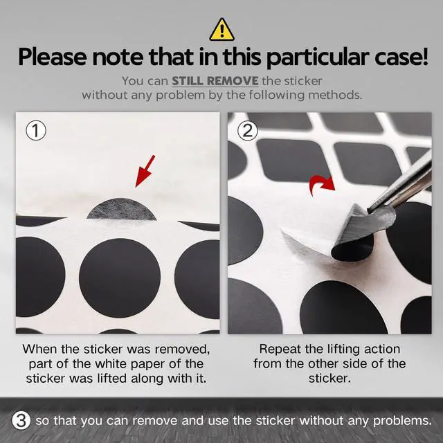 Alt view image 3 of 7 - Light Blocking Stickers,2 Sheets Black,100% Blocking(100% Blocking)