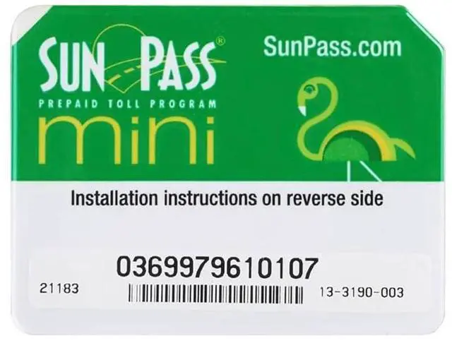 Alt view image 3 of 7 - Sun Pass Pro Universal Toll Transponder Prepaid Electronic Pass for Florida & 21 Additional States (MINI)
