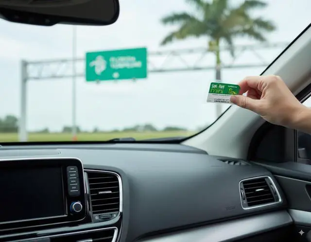 Alt view image 4 of 7 - Sun Pass Pro Universal Toll Transponder Prepaid Electronic Pass for Florida & 21 Additional States (MINI)